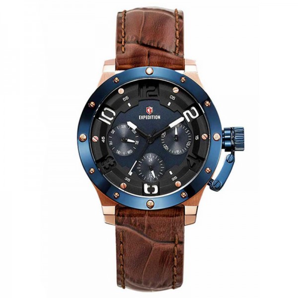 Expedition 6381 Rosegold Blue Croco BFLURBUBO